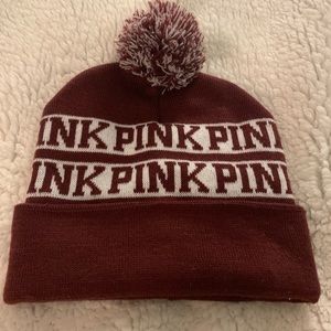 Maroon Vs Pink beanie